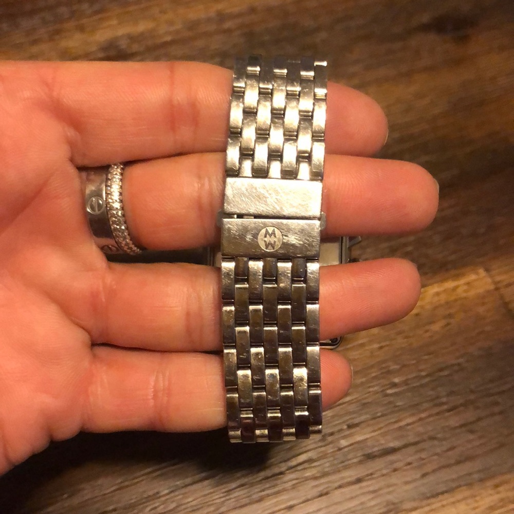 Michele Deco Day Mother of Pearl Diamond Watch - Picture 2 of 5